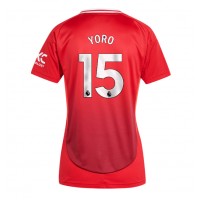 Dres Manchester United Leny Yoro #15 Domaci za Žensko 2024-25 Kratak Rukav